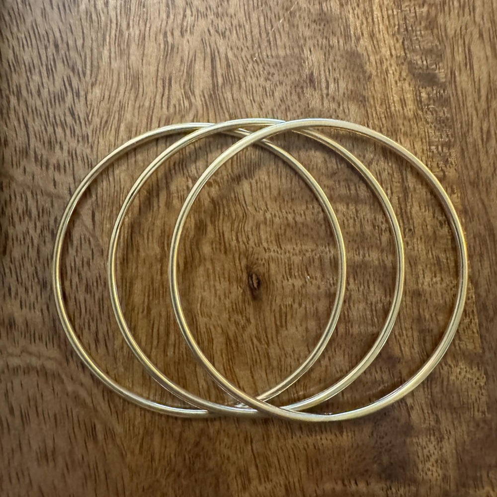 Solid 14k Gold Bangles